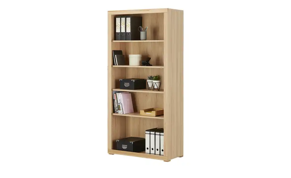 smart Aktenregal Malmö Kernbuche, Kernbuche (Nachbildung) 91 cm 189 cm