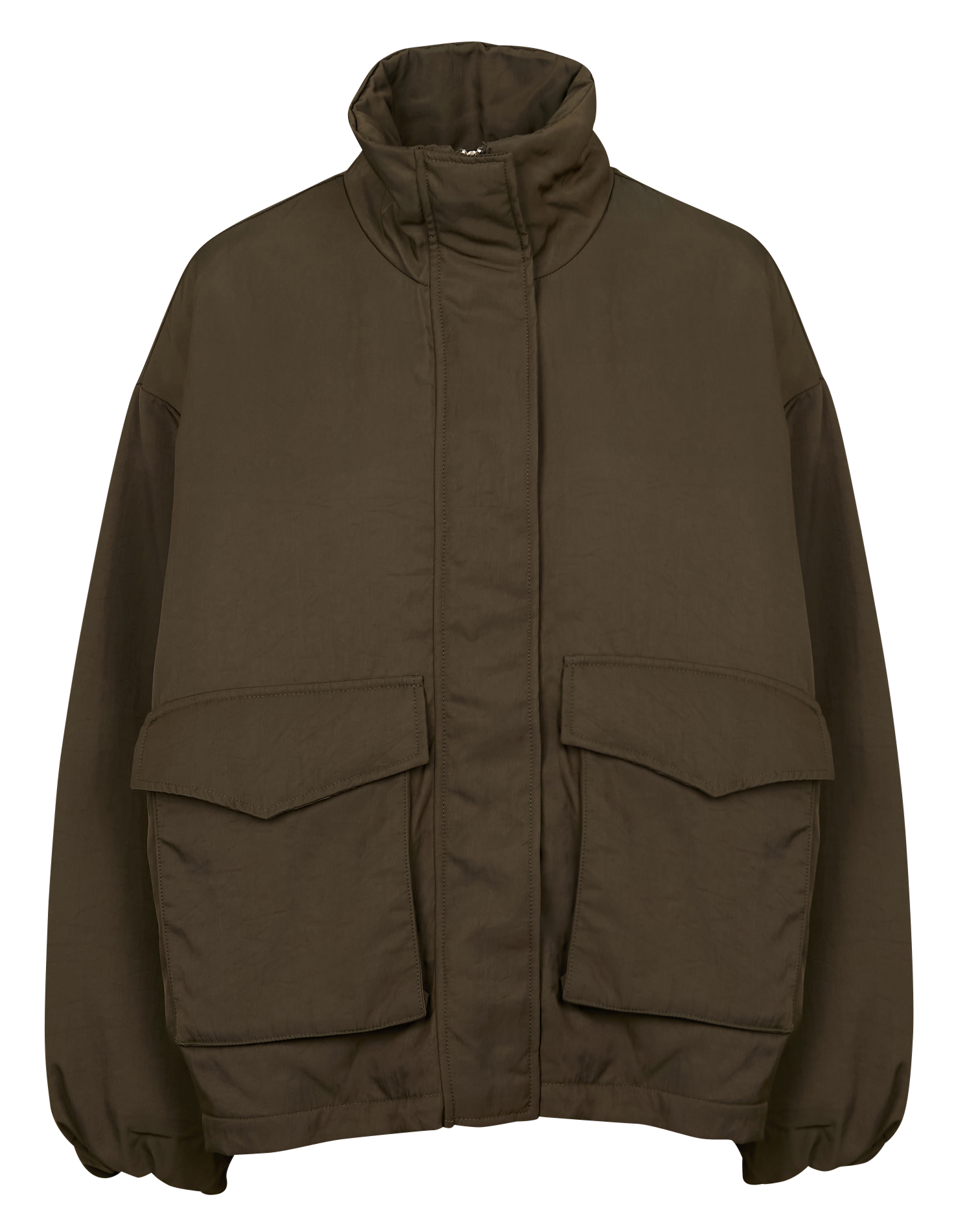 HARDIN - Blouson oversize en fibres recyclées | Vert