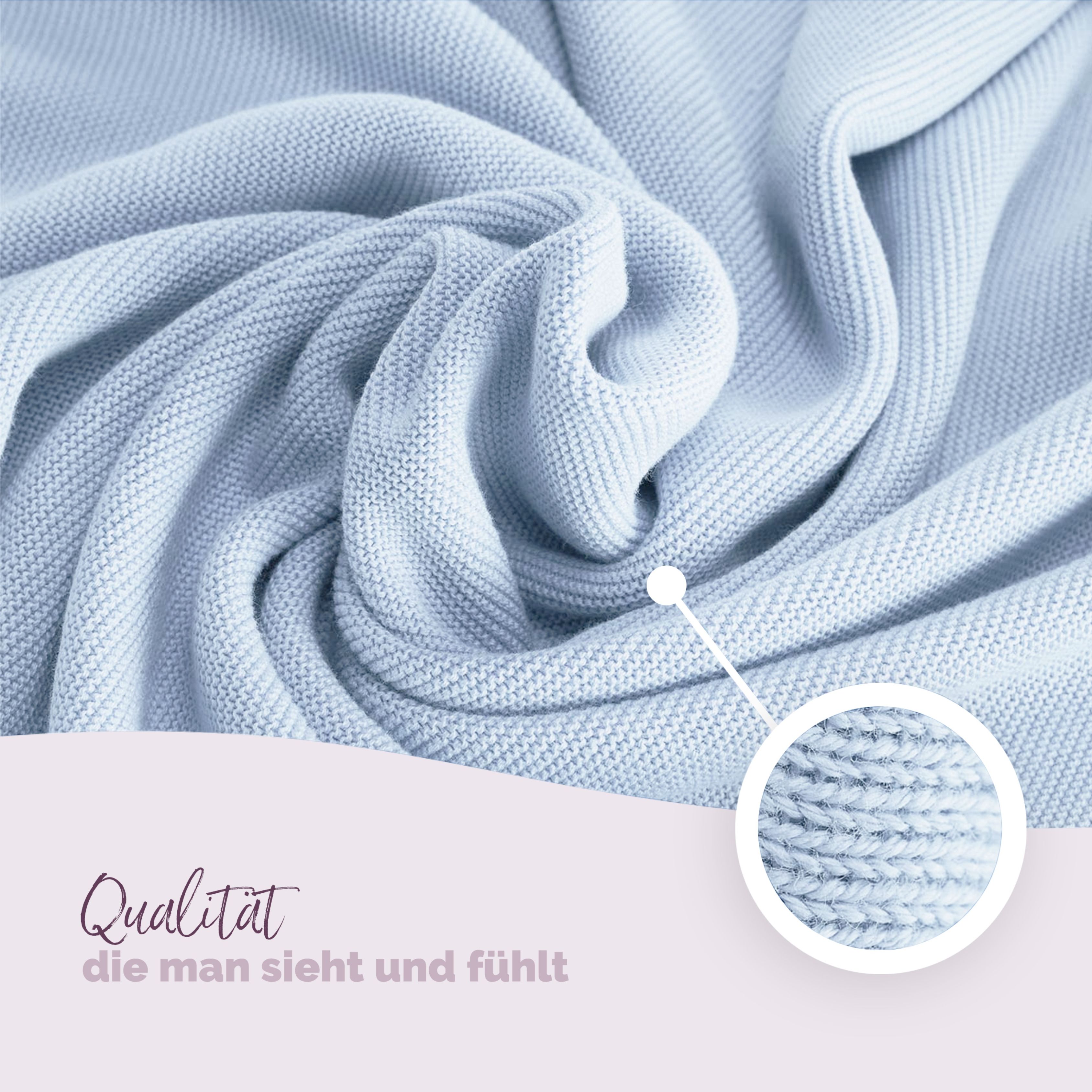Livella Babydecke aus 100% Bio-Baumwolle