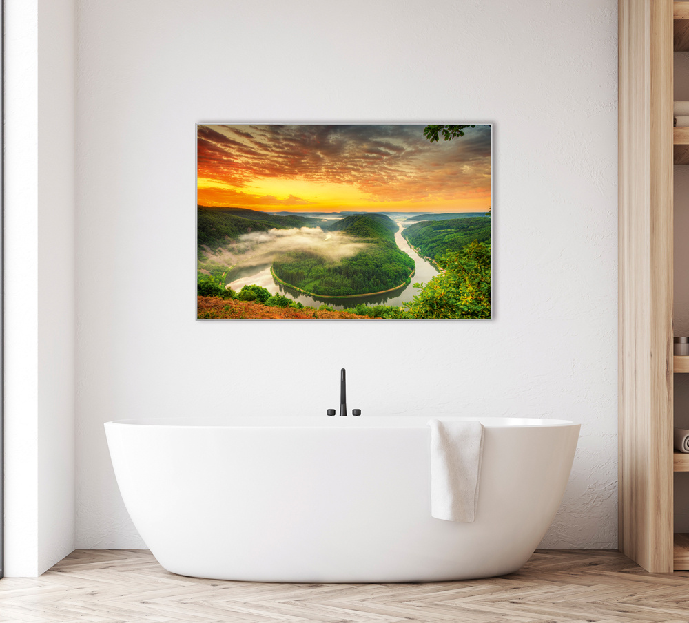 Akustikbild SAARSCHLEIFE 80x120cm, 7kg