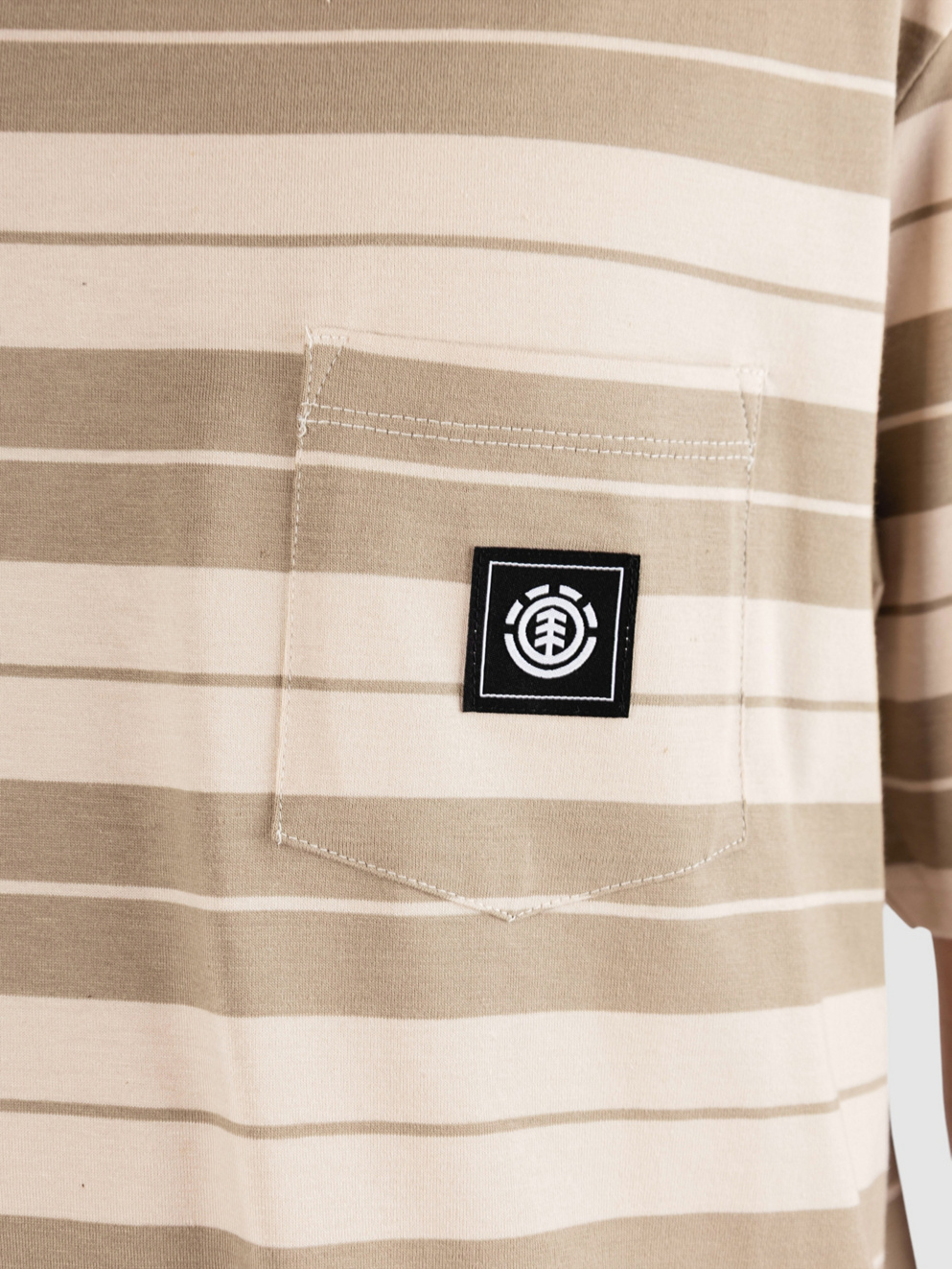 Element Icon Label Pocket T-Shirt oat milk/aluminium