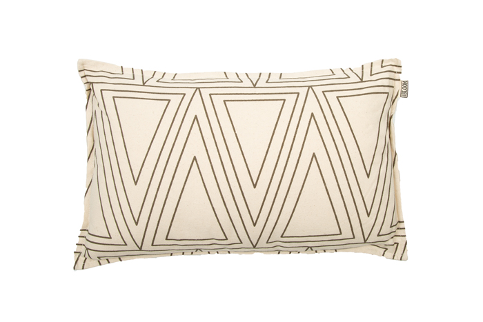 Kussen Noa 50x30 cm Noa 50x30 cm Off-white Taupe