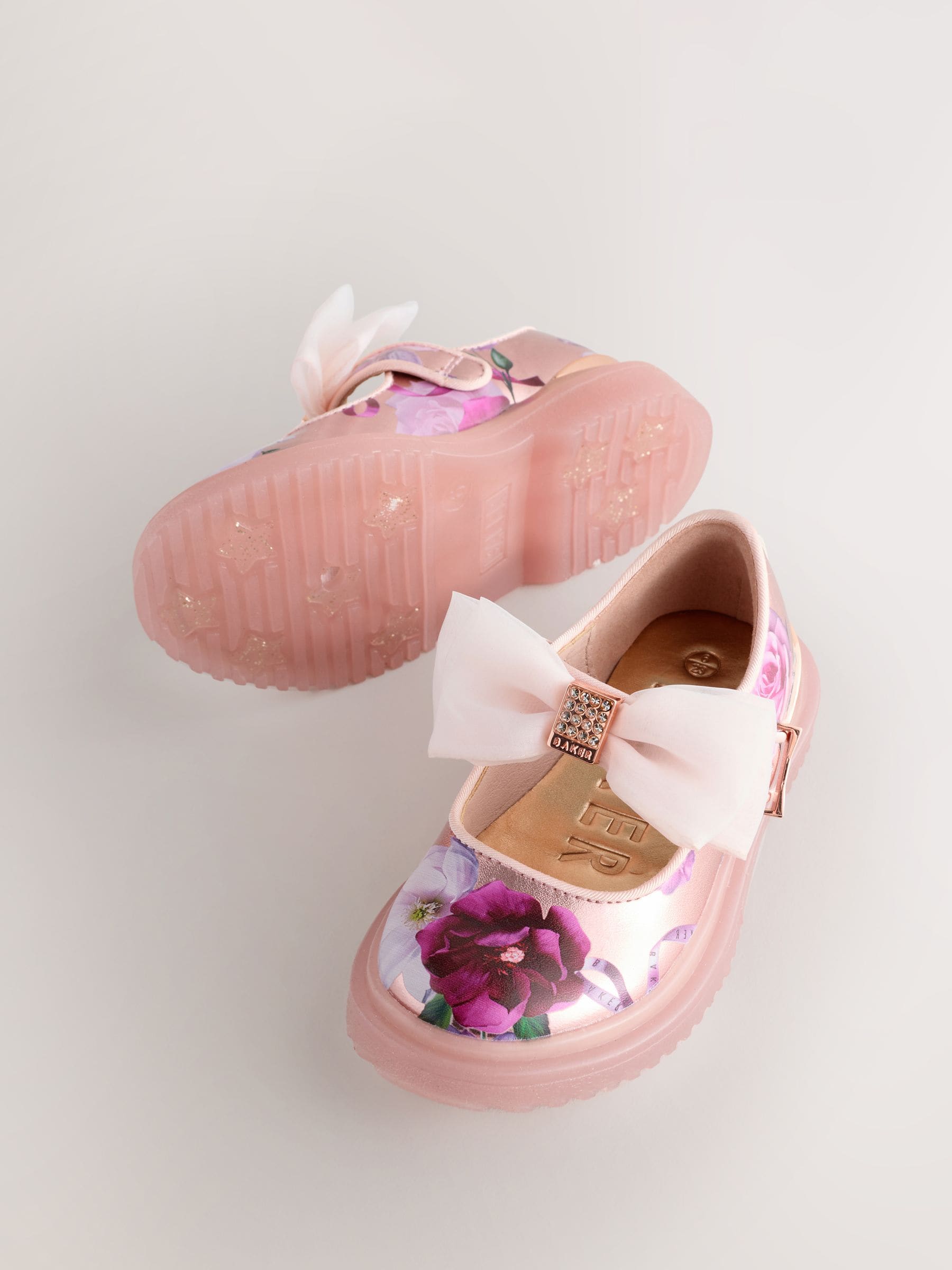 Baker by Ted Baker Chunky Mary Janes Shoes with Bow