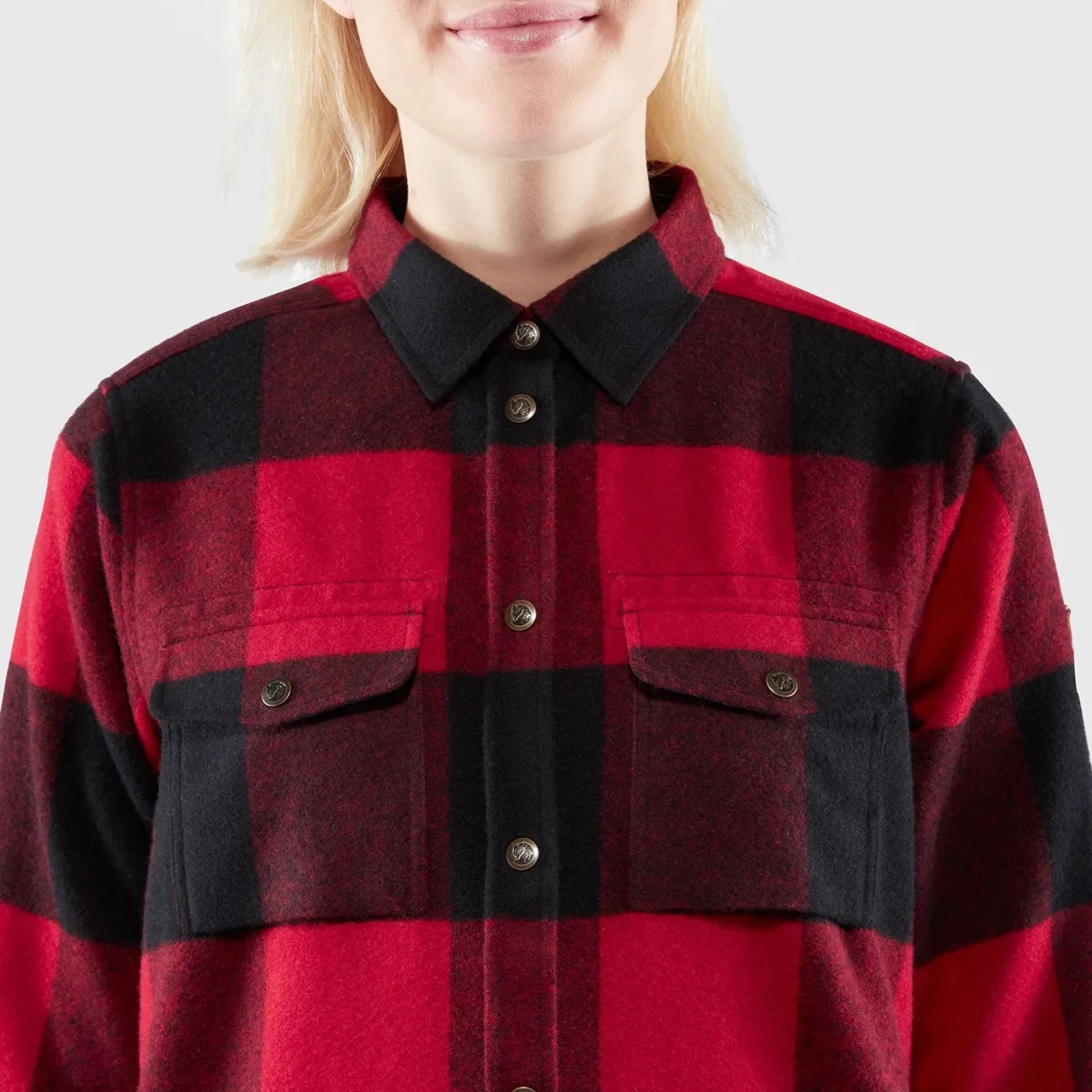 Fjällräven Women's Canada Shirt Longsleeve Navy/Black