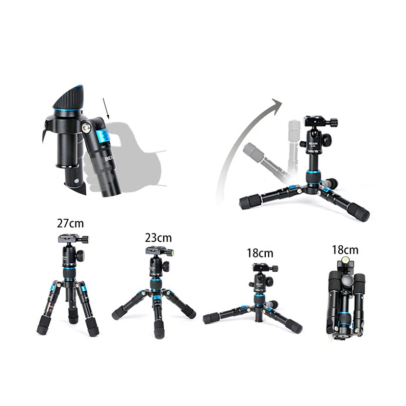 (48cm) Reise Foto / Video Tripod Dreibein Stativ Halterung mit 1/4