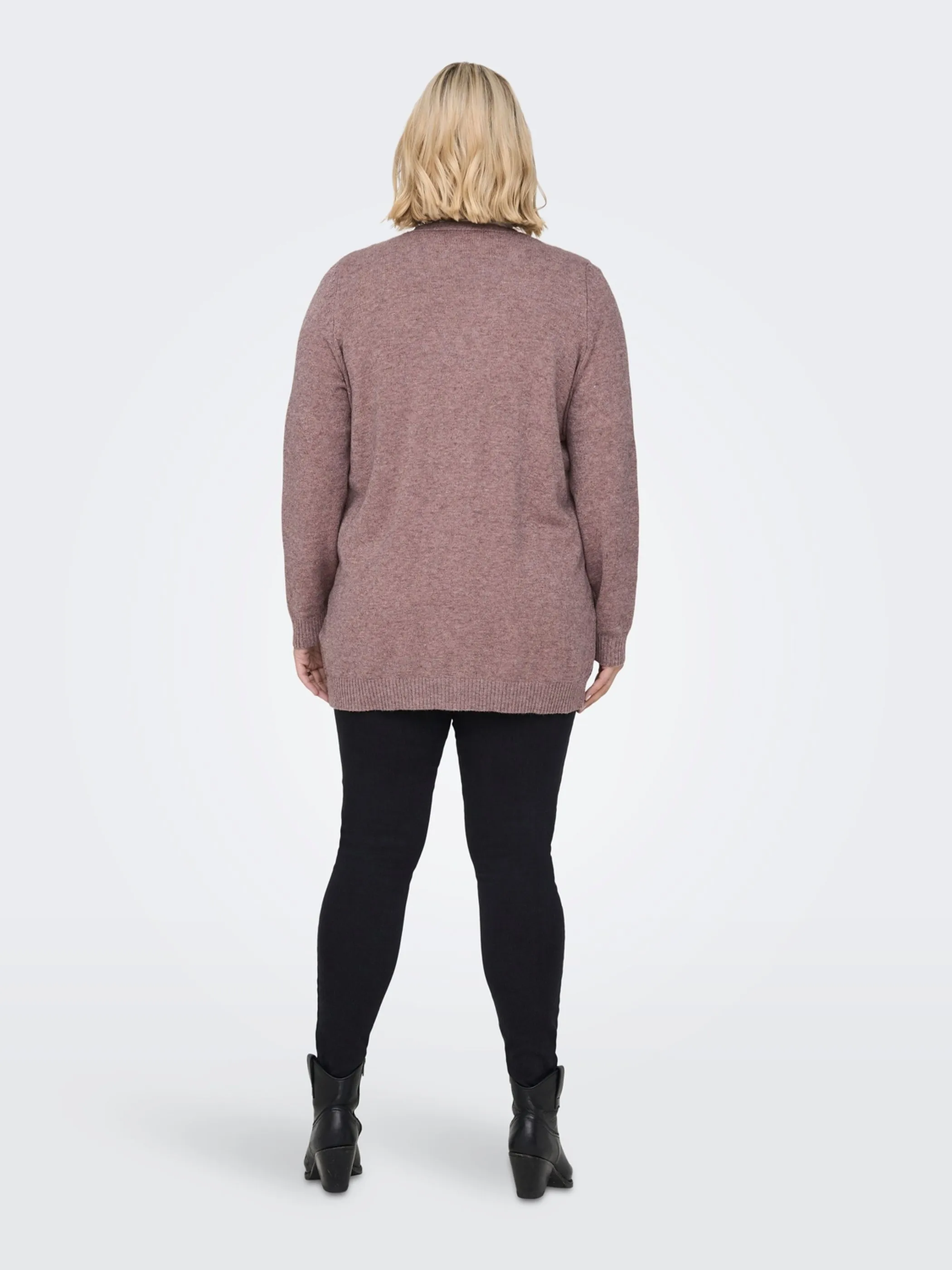 Only Carmakoma CARESLY L/S OPEN CARD Strickjacke