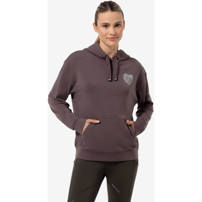 Super.Natural Damen Little Heartwood Hoodie