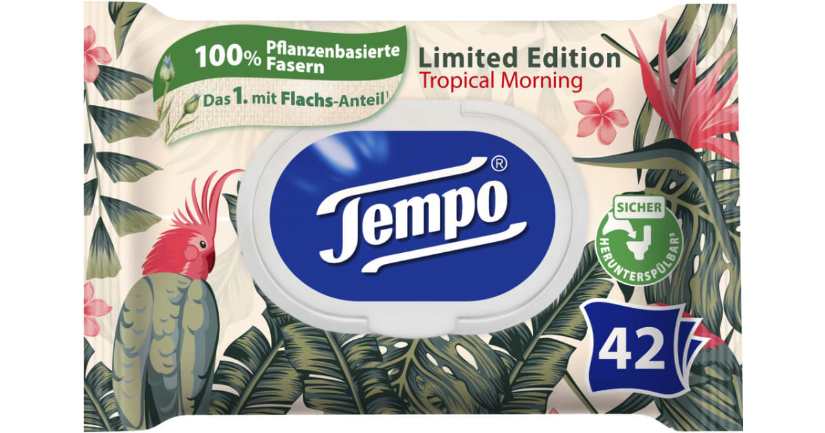TEMPO Feuchte Toilettentücher Paradise Dream