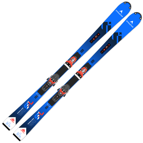 Pack ski DYNASTAR SPEED OMEGLASS FIS SL FAC 165 R22 + SPX 15 ROCKERACE HOT RED
