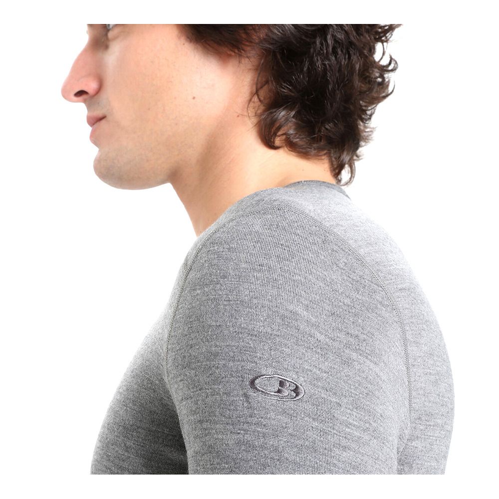 Icebreaker 260 TECH - Sous-couche Homme gritstone hthr
