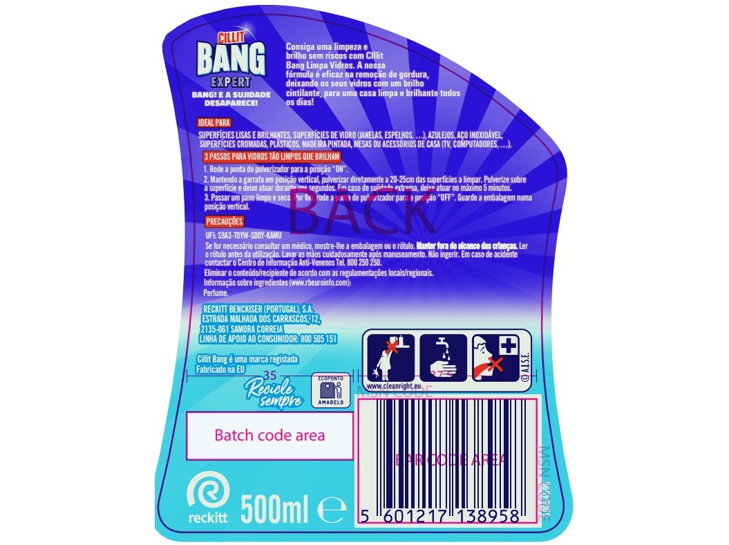 LIMPA VIDROS CILLIT BANG EXPERT 500ML