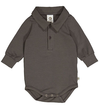 Müsli Hemdbody l/ä - Cozy Ich - Turm Grey