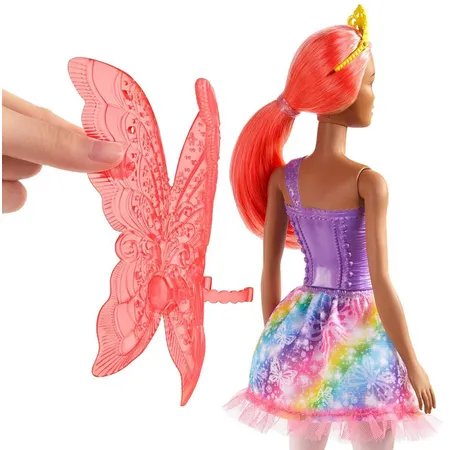 Barbie Dreamtopia Fee orange Haare mit Flügeln
