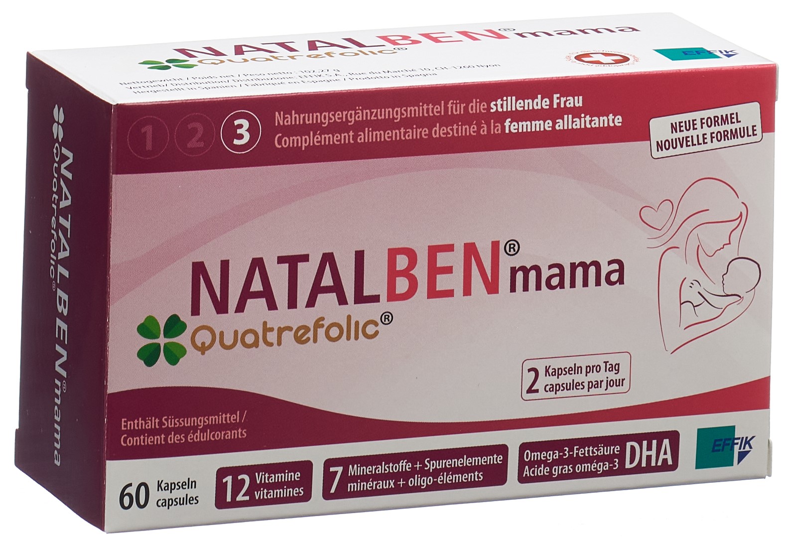 NATALBEN MAMA<br>60 Stück, Blister, Hartkapsel