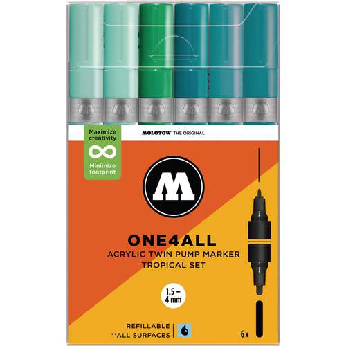MOLOTOW™ ONE4ALL Acrylic Twin 6er-Sets