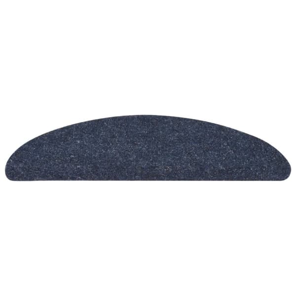 vidaXL Selvklebende trappematter 15 stk 56x17x3 cm blå