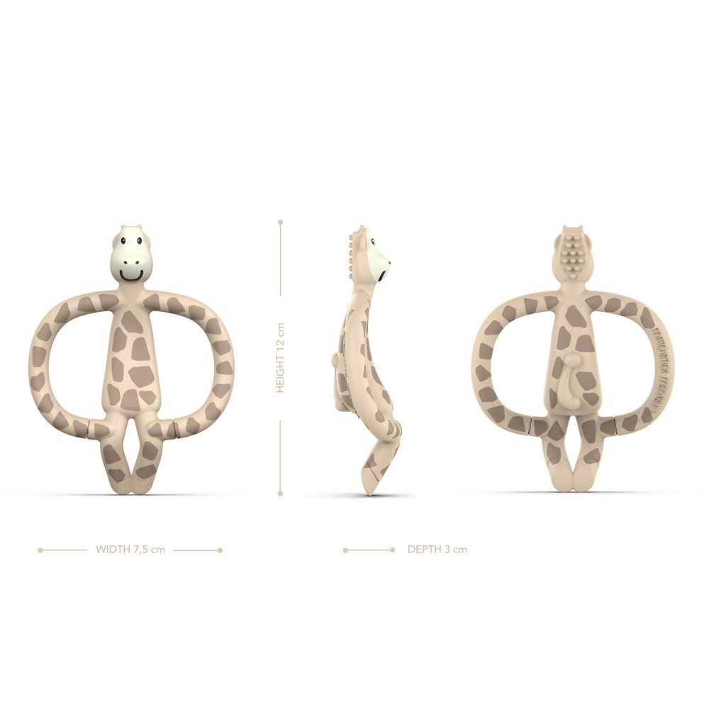Matchstick Monkey Geschenkset Tier-Beißring & Musselin-Tuch