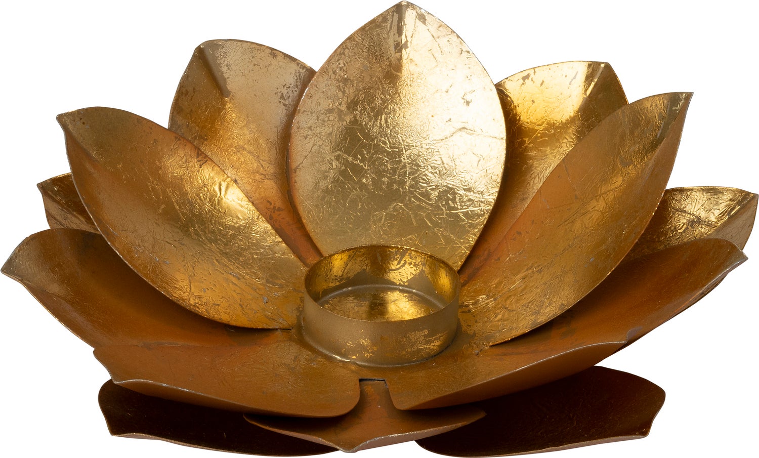 Intratuin waxinelichthouder Sees goud D 20 H 7 cm