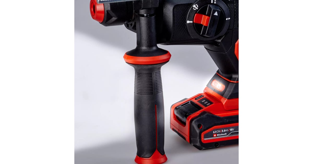 EINHELLTP-HD 18/22 D Li BL - Solo professional Accu Boorhamer  (Rood/zwart, Accu en oplader niet inbegrepen, Incl. opbergkoffer E-Case S-F)