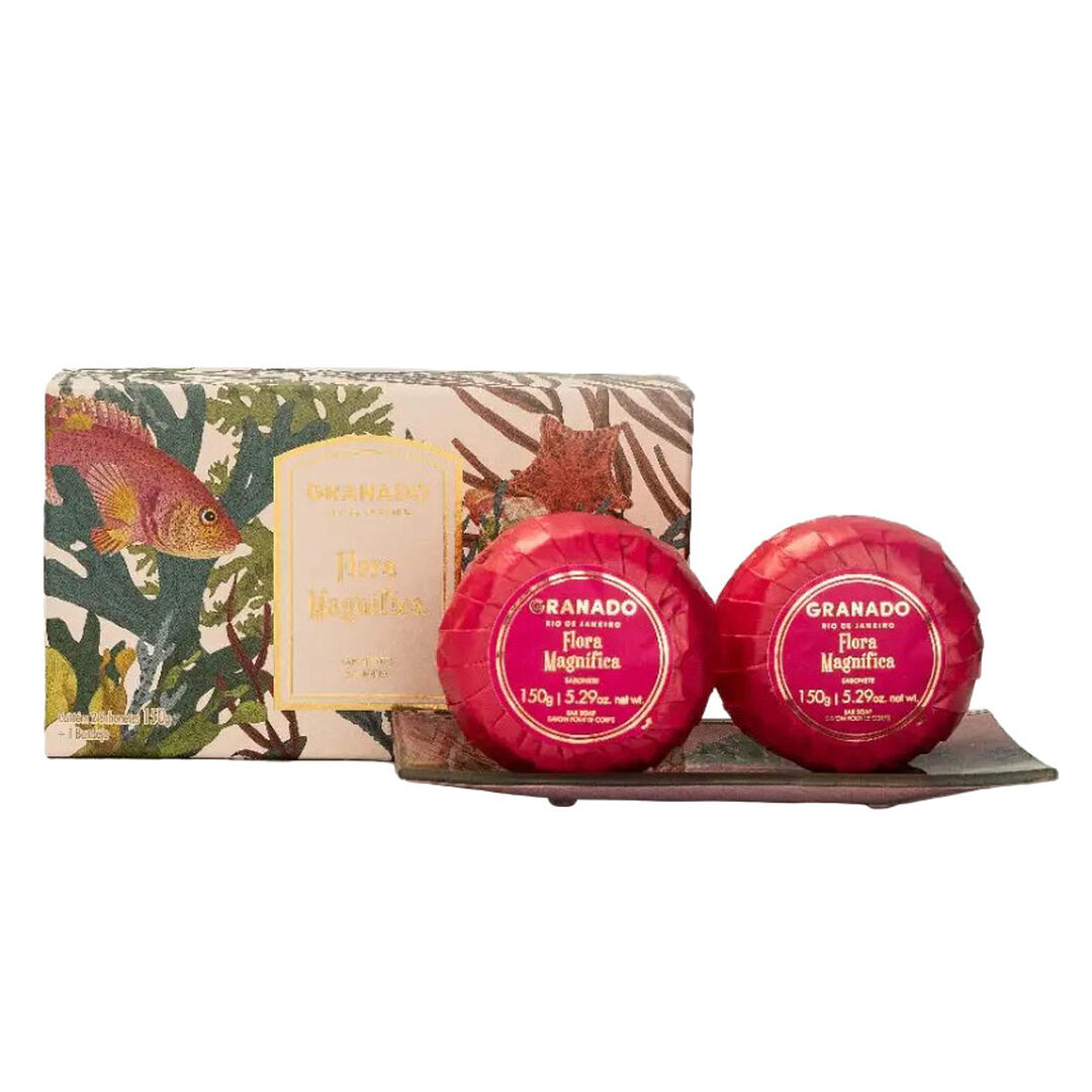 Flora Magnífica Duo Sabonetes & Porta-Objetos - 300gr