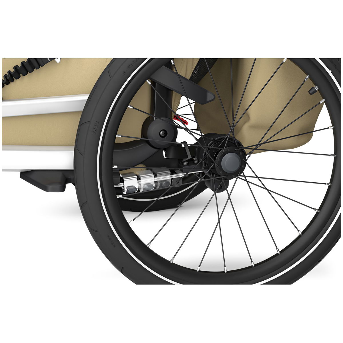 THULETHULE   Chariot CROSS 2 Single alu/faded khaki