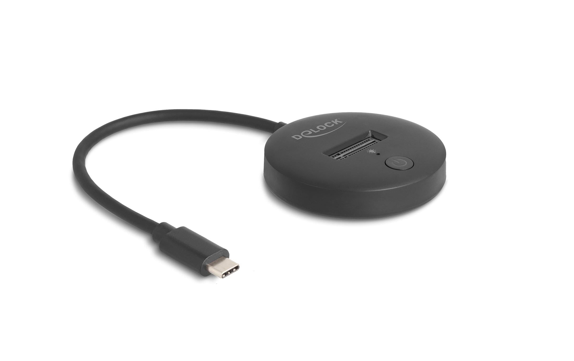 Dockingsstation M.2 NVMe / SATA SSD USB 10 Gbps USB Type-CDelock M.2 Dockingstation für M.2 NVMe / SATA SSD mit USB 10 Gbps USB Type-C Stecker