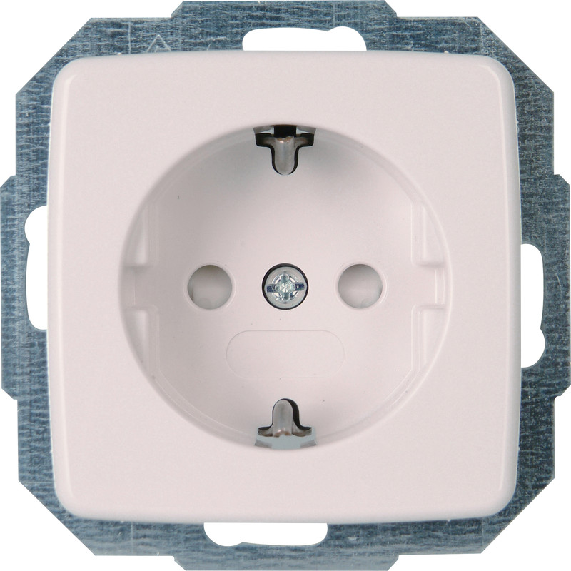 Kopp Rivo wandcontactdoos RA KV inbouw Glanzend wit RAL 9010