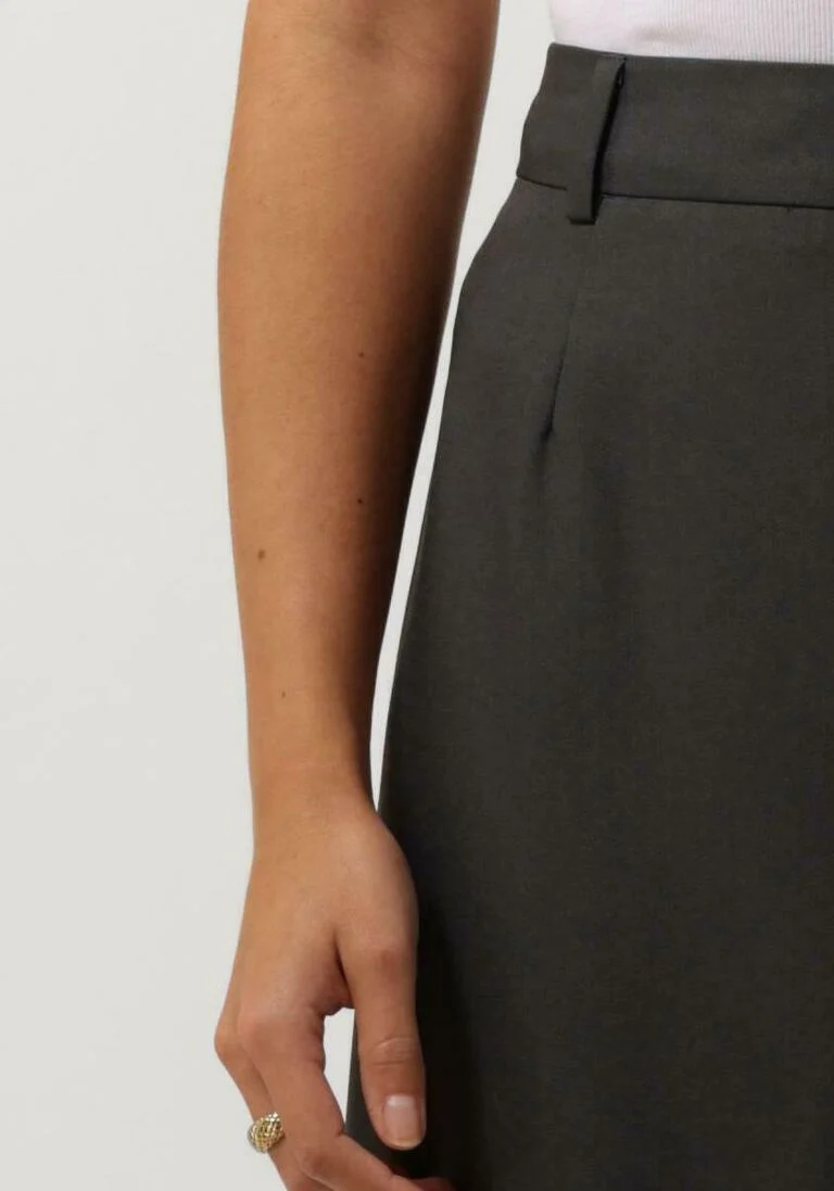 NEO NOIR grijze neo noir maxirok vipse melange skirt