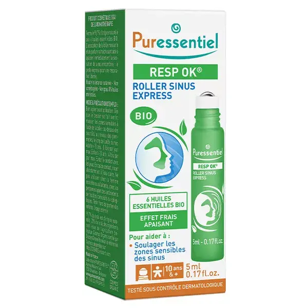 Puressentiel Respiratory Sinus Express Organic Roll-on 5ml