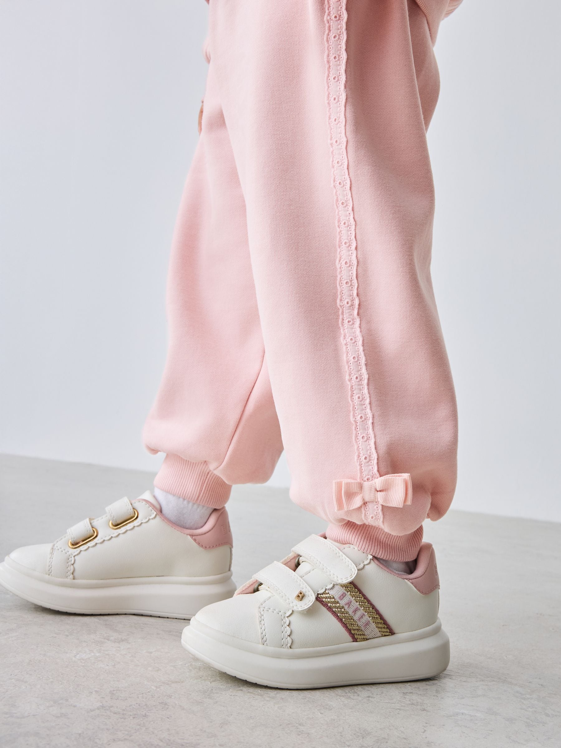 Roze - Baker by Ted Baker Blue 2 Piece Side Bow Detail Sweat & Joggers Set