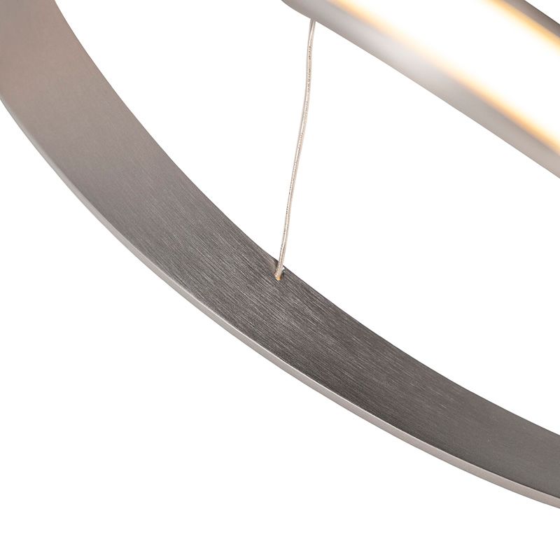 Design hanglamp staal dimbaar incl. LED - Viola Due