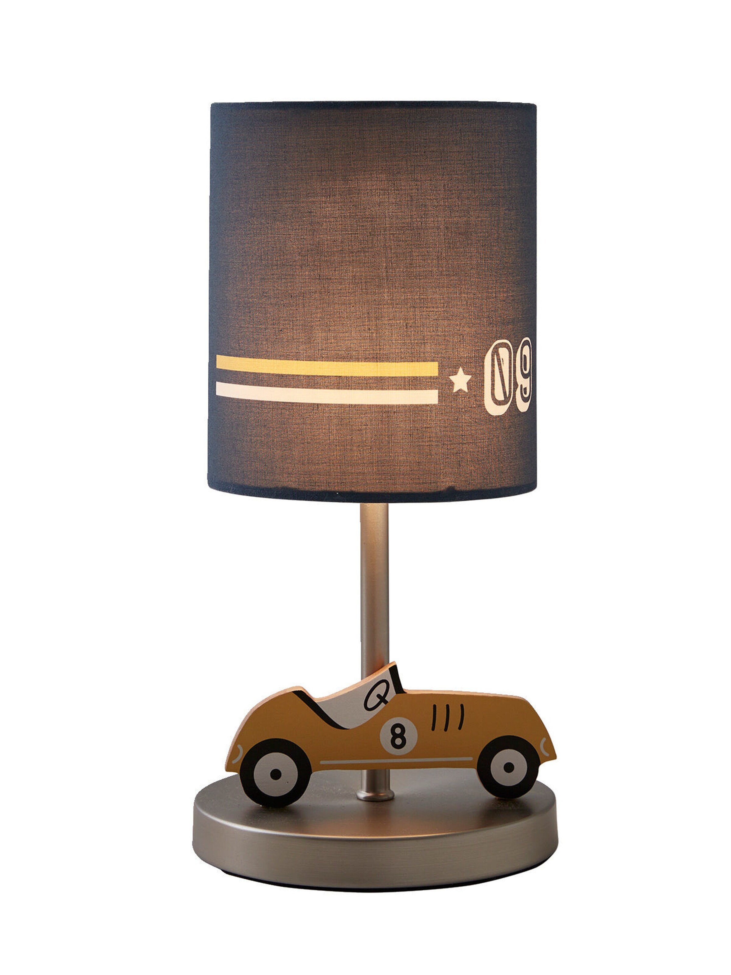 Vertbaudet Kinderzimmer Nachttischlampe RENNAUTO blau