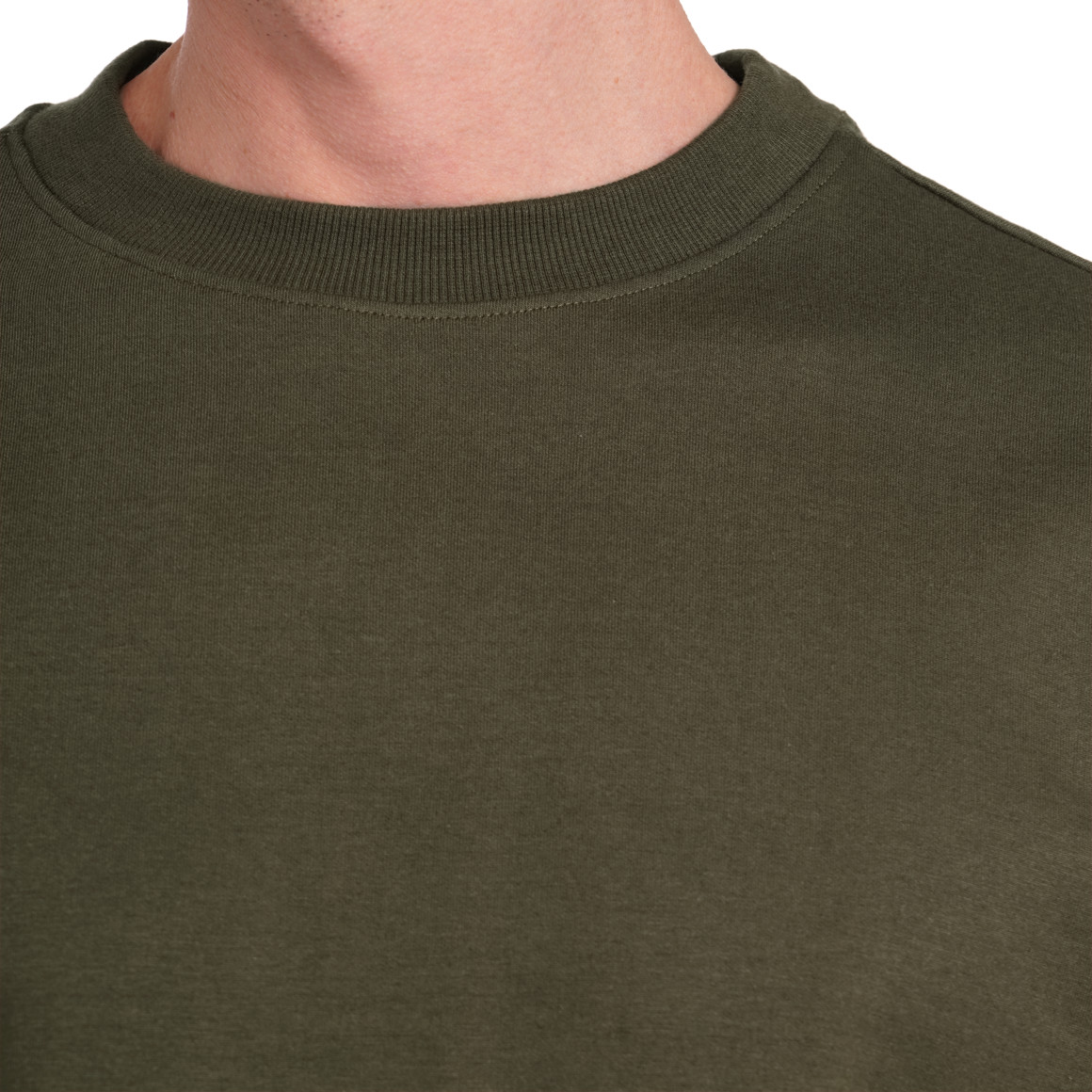 Jonas Nielsen Herren T-Shirt aus Sweat oliv