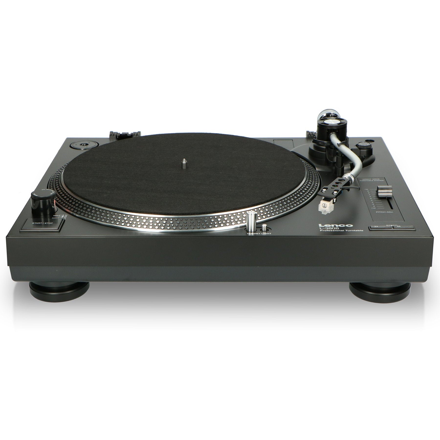 Lenco L-3808 Matte Black digitale USB-platenspeler