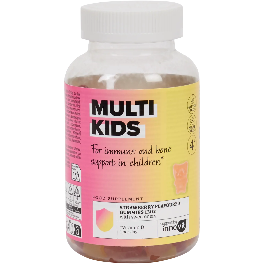 Innovit Kids multivitamine gummies Aardbei 120 stuks | 285 gram