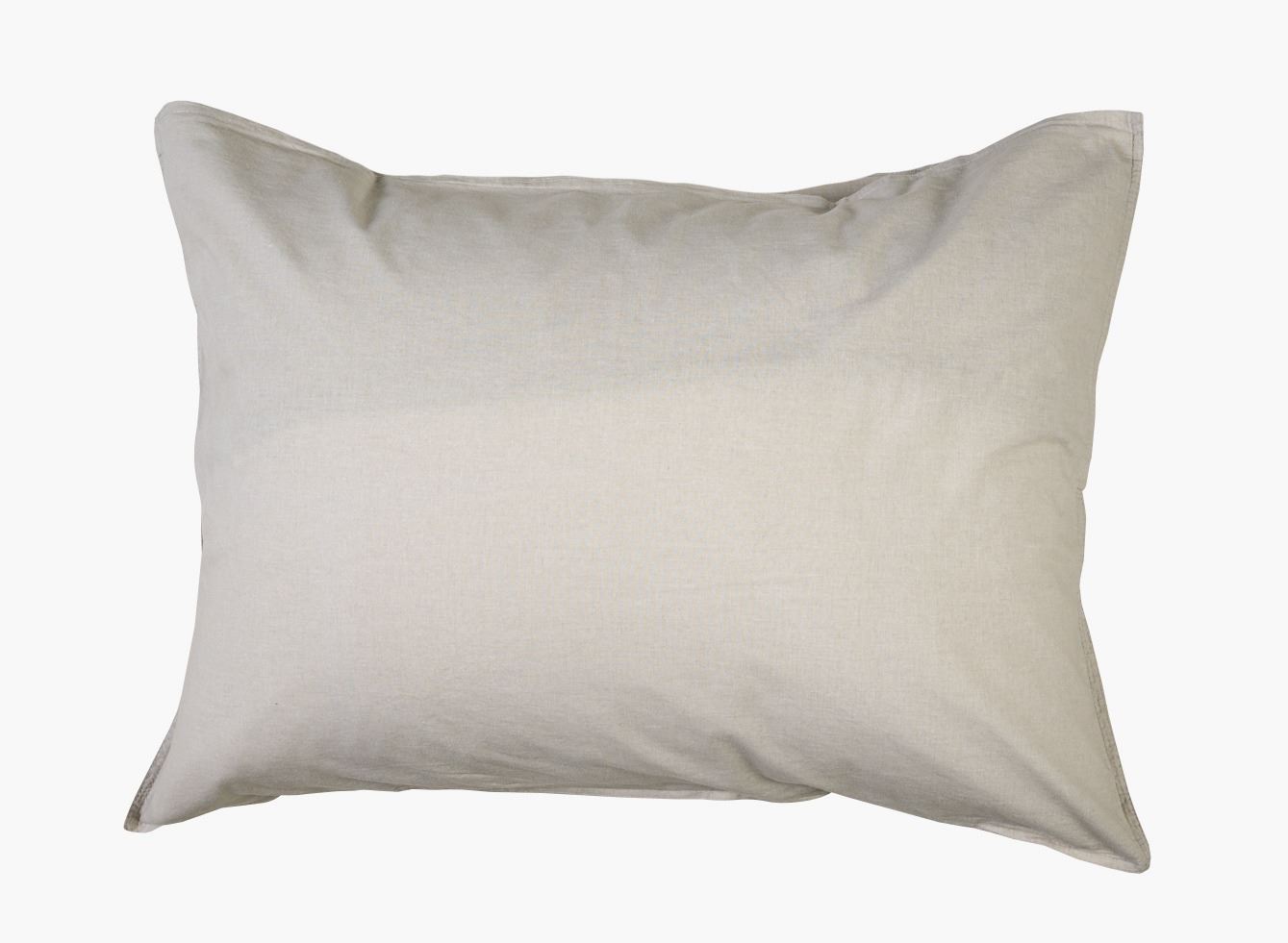 Bomull putevar beige - 50x70 cm