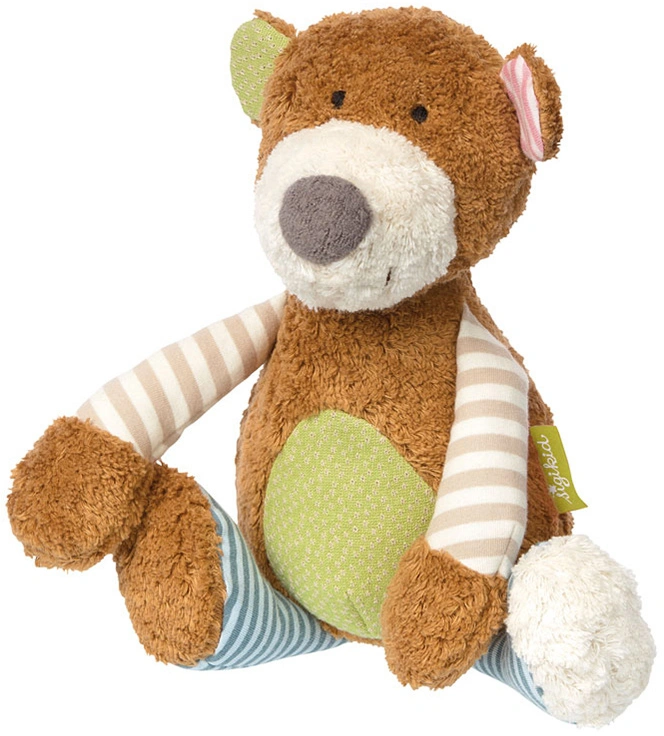 Kuscheltier GREEN PATCHWORK BÄR (30cm)