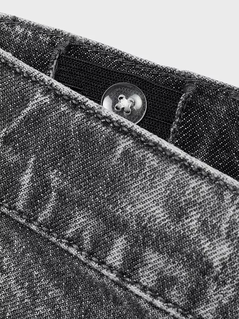 NAME IT Mädchen Jeans Straight Fit NKFROSE  grau