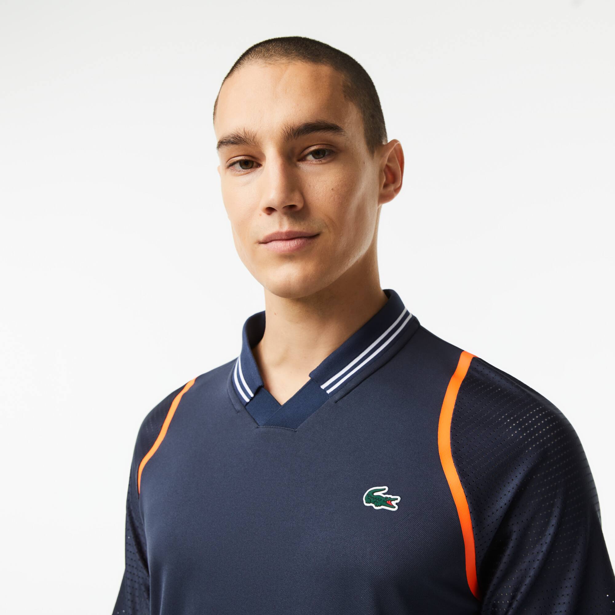 Polo homme Lacoste Tennis x Daniil Medvedev Manches Courtes - Bleu - Lacoste - Homme