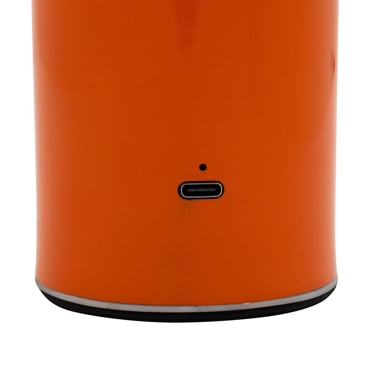 LAMPE LED USB ZOLA ORANGE H.20CM