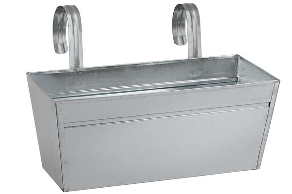 Dehner Zink-Blumenkasten, ca. B40/H16/T17 cm
