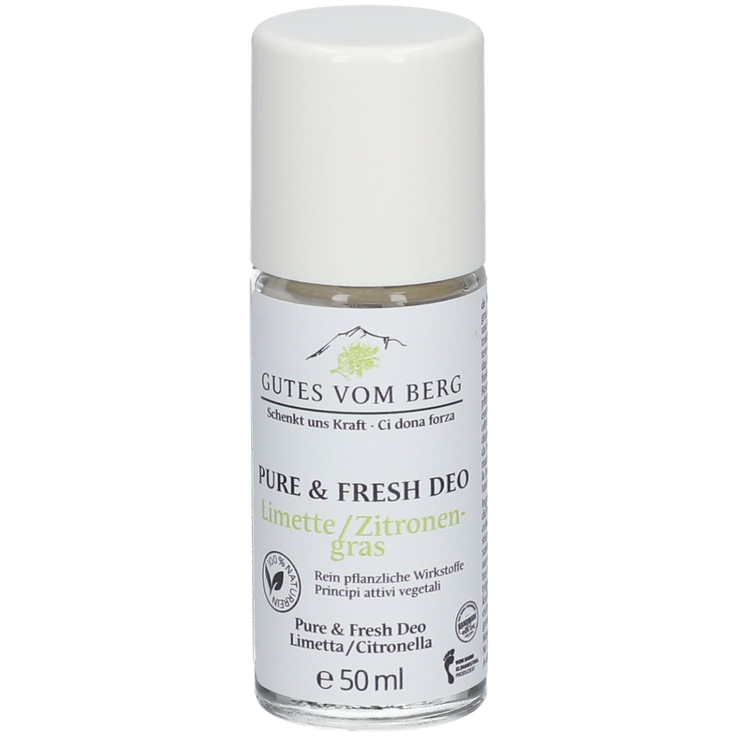 GUTES VOM BERG PURE & FRESH DEO Limette / Zitronengras