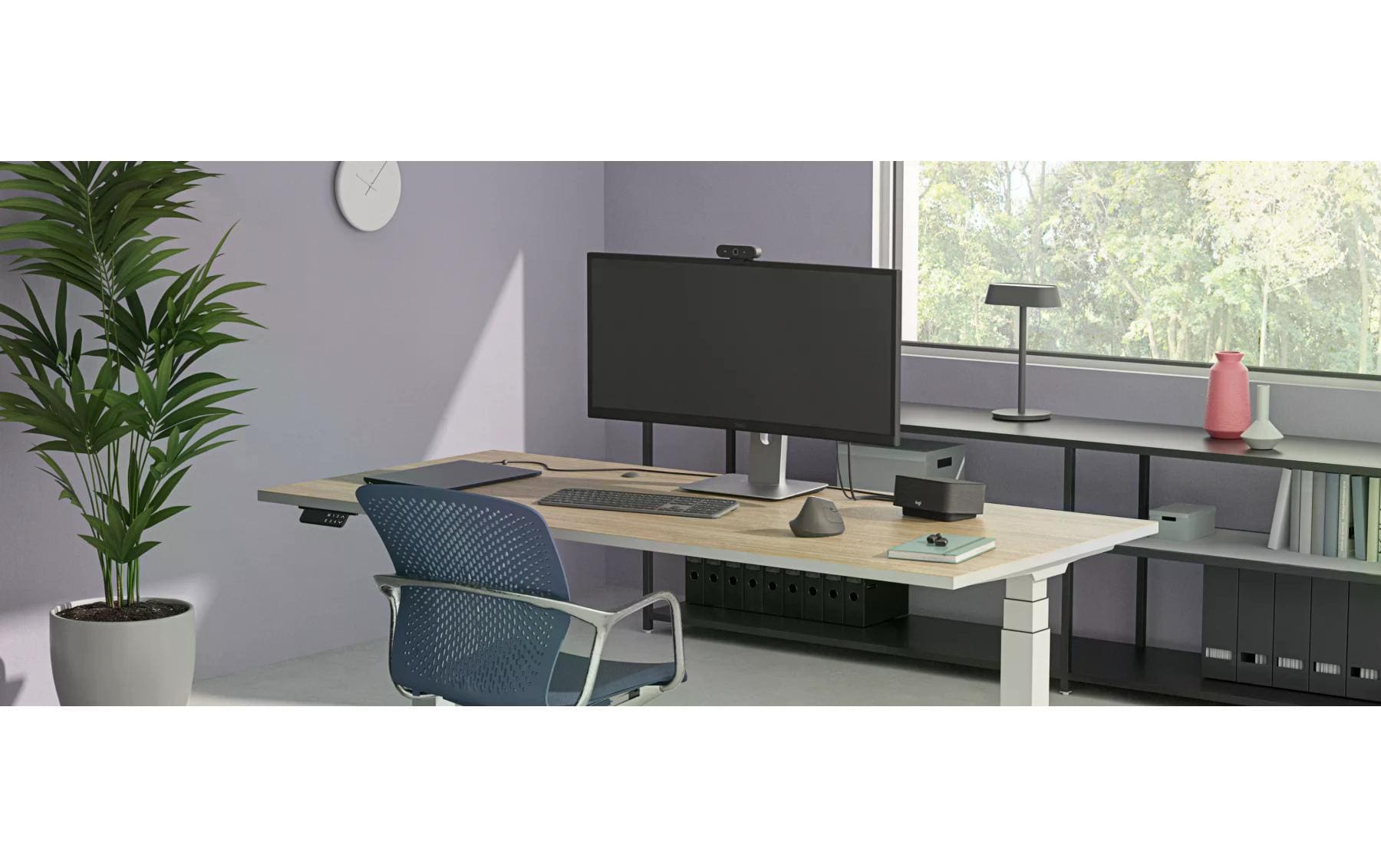 Logi Dock Fokusraum-Kit<br>Videokonferenzlösung für Fokus-Räume – ganz einfach mit einem einzigen Kabel