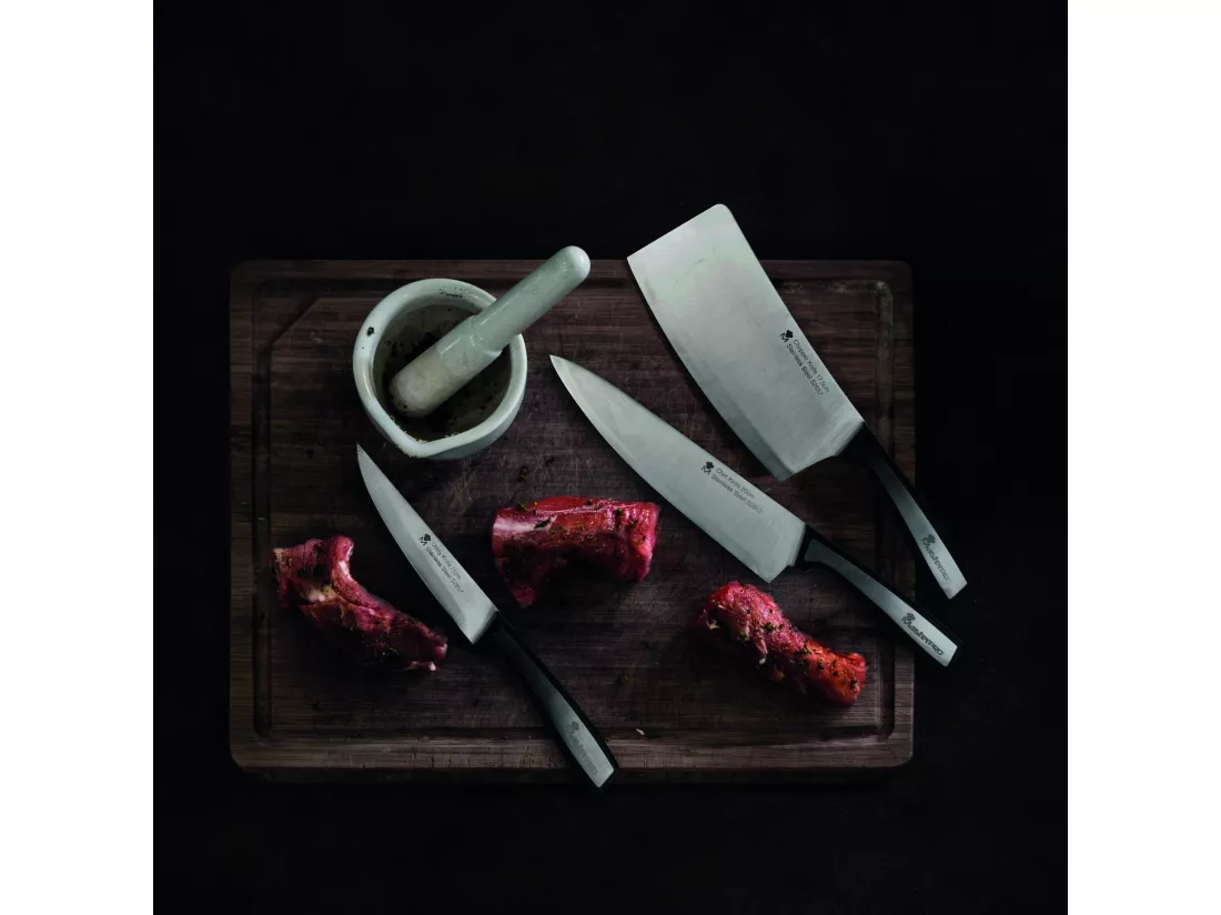 Couteau Santoku SHARP 17,5cm en acier inoxydable MasterPRO