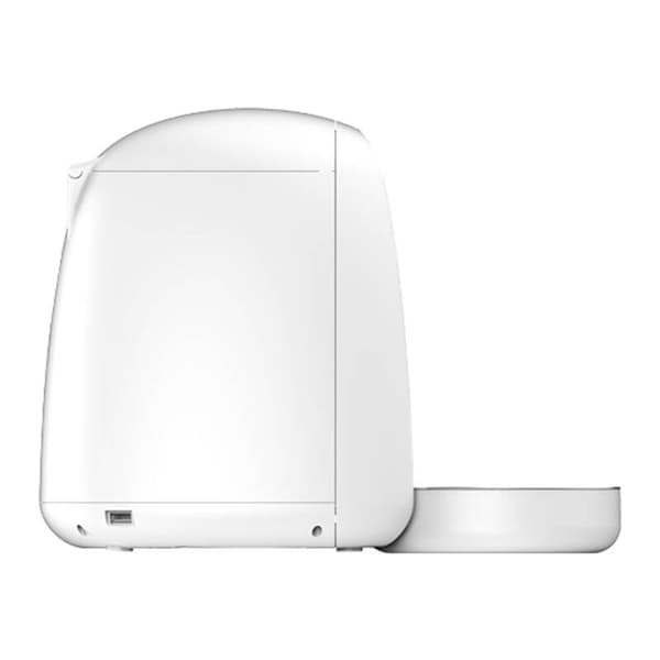 Automatisk kjæledyrmater med metallskål WIFI mini Dogness (hvit)