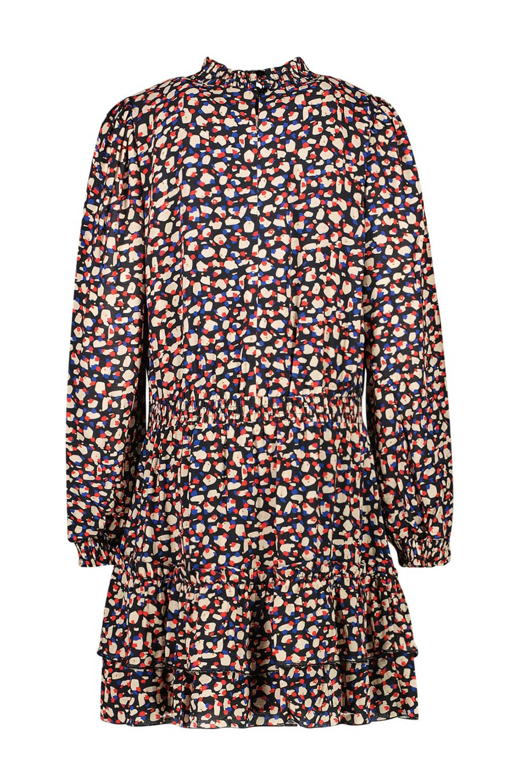 Cars jurk EGDA met dierenprint zwart/rood