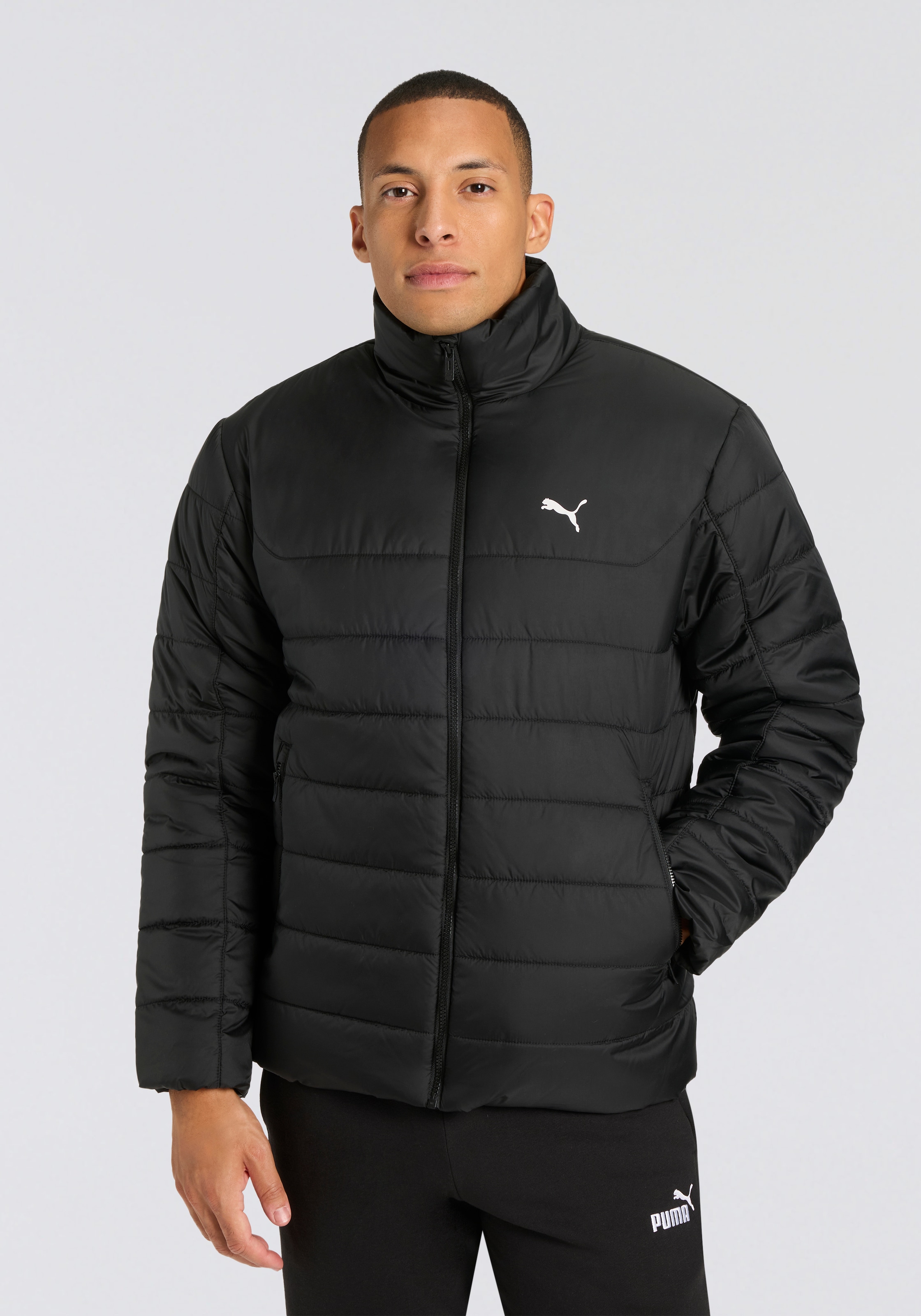 PUMA Winterjacke »ESS PADDED JACKET« ohne Kapuze