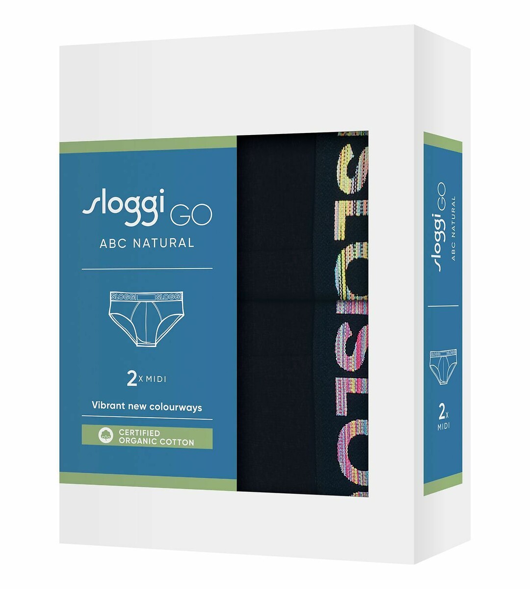 SLOGGI<br>Conjunto de 2 deslizamentos Vá ABC Natural Katoen