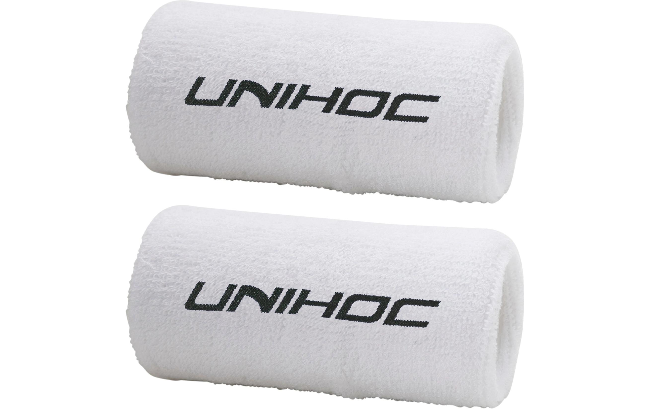 Schweissband Wristband Unihoc Classic WeissKlassisches elastisches Schweissband