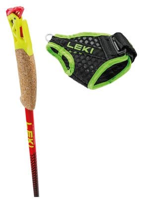 Bâtons de Trail Leki Vertical K Noir/Rouge/Jaune